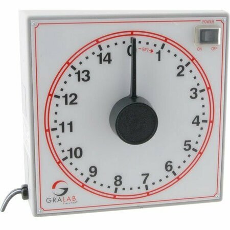 ALLPOINTS Timer, Gralab 15 Min, 7-5/8inSq 1511032